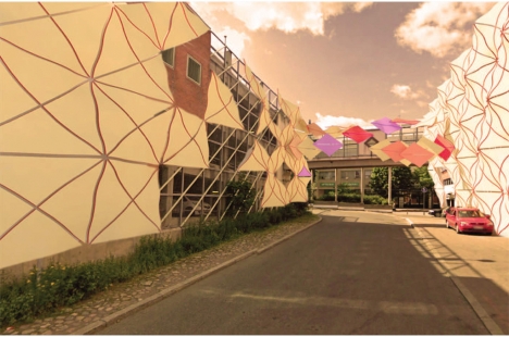 Cembrit - vítěz mezinárodní architektonické soutěže Bullhorn - 1. místo Papilio