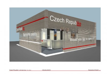 Nové expozice agentury CzechTourism - výsledky soutěže - foto: 2. cena: Rada Architekti s.r.o. 