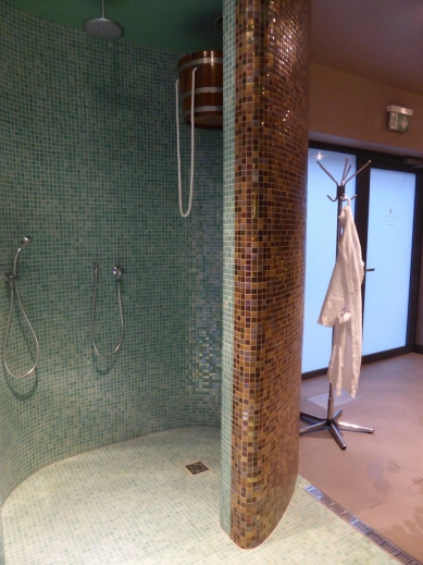 Využití mozaiky v bazénech a wellness   - Wellness v Penzionu Jurášek