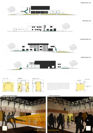 Revitalizace kulturního domu ve Vodňanech - výběr neoceněných projektů - foto: Atelier AGM / Jiří Pošmourný, Vojtěch Pošmourný, Caterina Cappelli