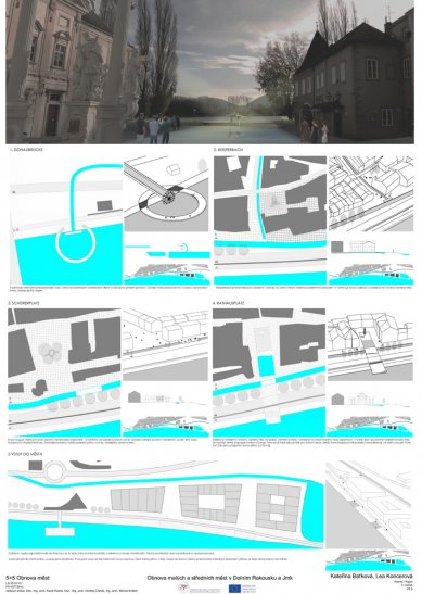 V. Cena Bohuslava Fuchse - oceněné projekty - 5+5 Obnova měst – Stadterneuerung - foto: Lea Koncerová + Kateřina Baťková; 3. ročník