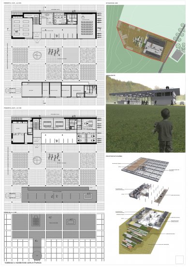 Educational and Visitor Center Podhůra - competition results - 3rd price - proposal no. 21 - foto: Petr Macek, Jakub Sedmík
