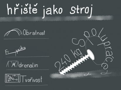 Studentské práce z workshopu v Polici - Vojtěch Kaláb: Hřiště jako stroj