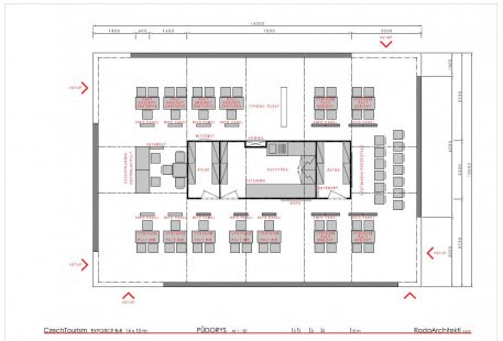 Nové expozice agentury CzechTourism - výsledky soutěže - foto: 2. cena: Rada Architekti s.r.o. 