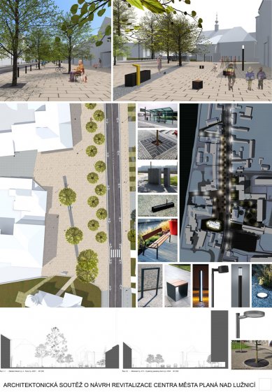 Revitalizace centra města Planá nad Lužnicí - výsledky soutěže - foto: Odměna: Petr Kocourek