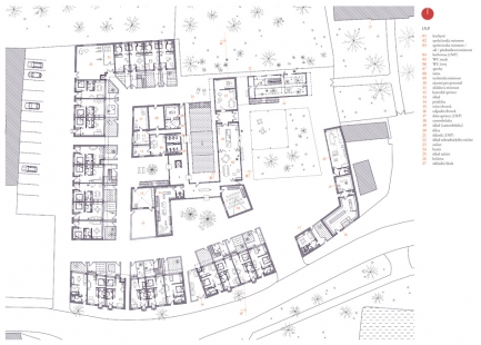 <Jested f kleci 13 - nomination> - Senior housing, Prague - Slivenec - foto: Šimon Marek