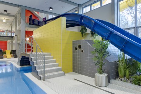 Anti-slip tiles from RAKO have enhanced the safety of visitors at the new aquapark in Mladá Boleslav