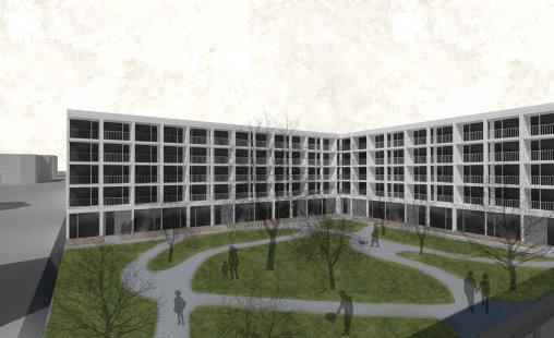 X. Cena Bohuslava Fuchse - oceněné projekty - Mezi parkem a kostelem - foto: Ivana Galková