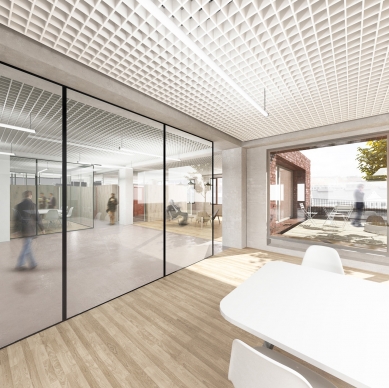 Nová radnice pro Prahu 7 - výsledky soutěže - 1. místo - foto: Atelier bod architekti s. r. o.