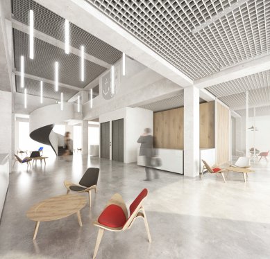 Nová radnice pro Prahu 7 - výsledky soutěže - 1. místo - foto: Atelier bod architekti s. r. o.