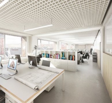 Nová radnice pro Prahu 7 - výsledky soutěže - 1. místo - foto: Atelier bod architekti s. r. o.