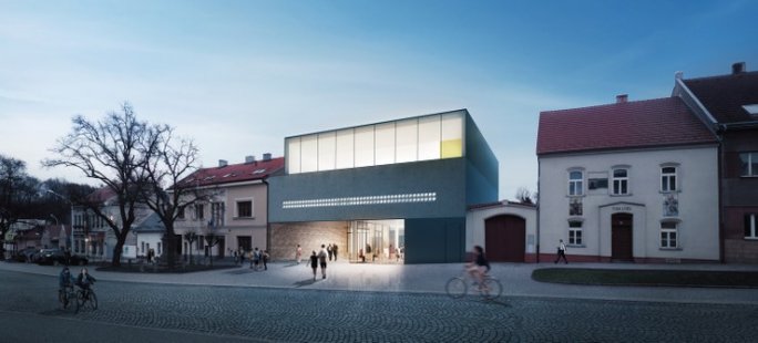 Knihovna a společenské centrum v Úvalech - výsledky soutěže - 3. cena - foto: Atelier NEW HOW