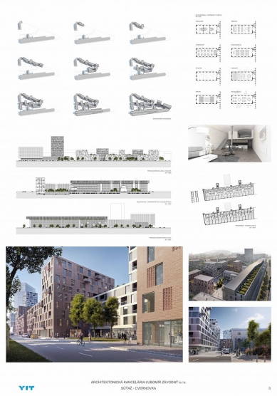 Cvernovka - výsledky mezinárodní architektonicko-urbanistické soutěže - Návrh č. 4 - foto: Architektonická kancelária Ľubomír Závodný