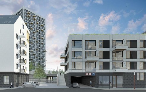 Cvernovka - výsledky mezinárodní architektonicko-urbanistické soutěže - Návrh č. 8 - foto: Ardeline