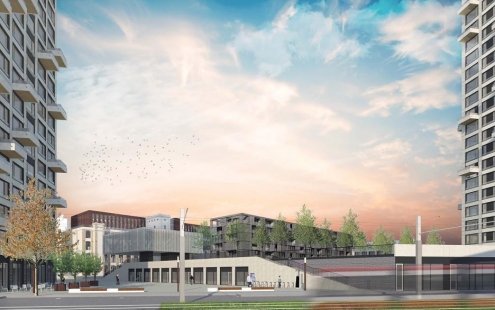 Cvernovka - výsledky mezinárodní architektonicko-urbanistické soutěže - Návrh č. 8 - foto: Ardeline