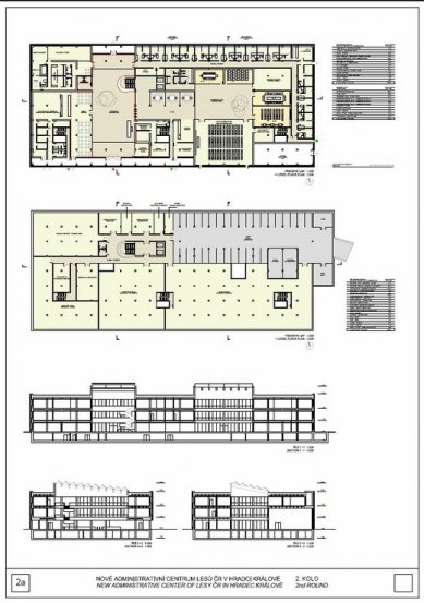 Nové administrativní centrum Lesů ČR - výsledky soutěže - Odměna - foto: CUBOID ARCHITEKTI s. r. o.