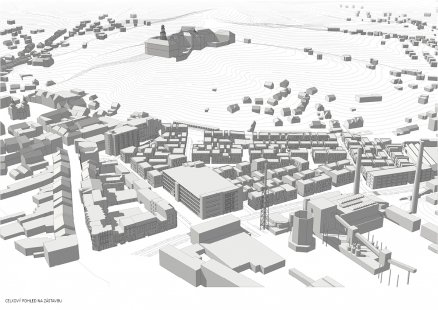 Ještěd in the Cage 17 - Awarded Studios and Projects - Jakub Kopecký: A New Urban Quarter in Náchod