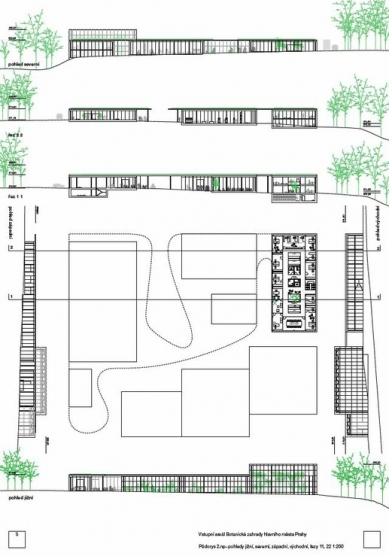 Entrance area of the Botanical Garden of the Capital City of Prague - competition results - Reward - foto: RKAW
