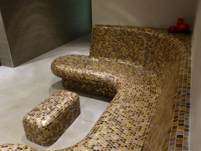Využití mozaiky v bazénech a wellness   - Wellness v Penzionu Jurášek