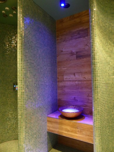 Využití mozaiky v bazénech a wellness   - Wellness v Penzionu Jurášek