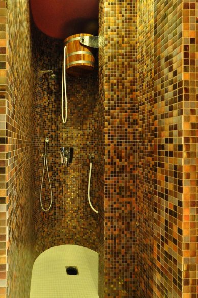 Využití mozaiky v bazénech a wellness   - Hotel Veba Broumov
