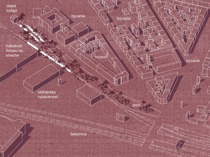 Superstudio 2018 - winning and awarded projects - 1st place: Vlakovať - foto: Cehula Marek, Jurčo Ondrej, Longauerová Anna (FU TUKE, Košice)