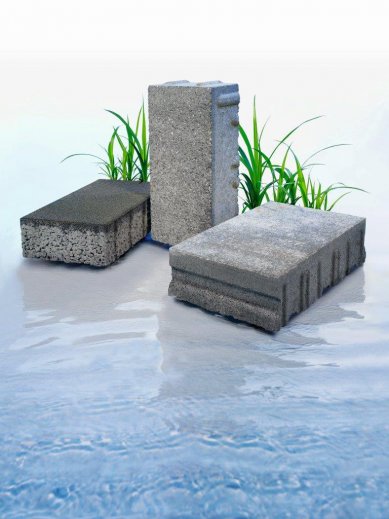 Thanks to concrete, water can be returned to the landscape