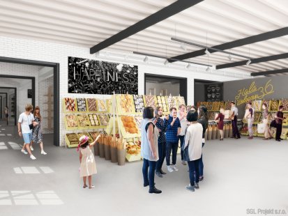 Praha has projects for the revitalization of the Holešovice market buildings - Hall 36