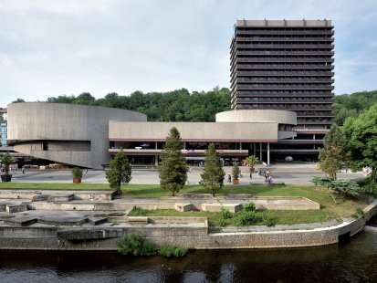 The virtual exhibition will pull you into the golden age of Czech architecture of the 1960s and 1970s - Věra Machoninová, Vladimír Machonin: Hotel Thermal, Karlovy Vary - foto: © Národní památkový ústav