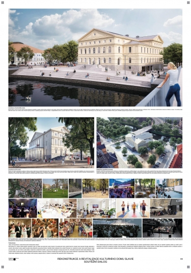 Rekonstrukce kulturního domu v Č. Budějovicích - výsledky dialogu - 2. místo - foto: PROJEKTIL ARCHITEKTI 