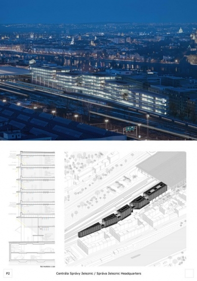 Centrála Správy železnic - výsledky soutěže - 3. místo - foto: PERSPEKTIV/GRIDO