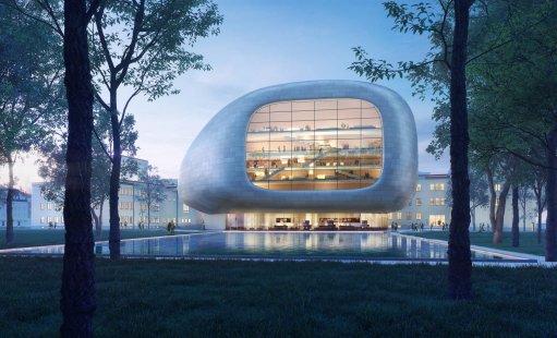 Kultura 24/7 v podání Vltavské filharmonie – bláhový sen, nebo blízká realita? - Steven Holl Architects a Architecture Acts: Koncertní hala v Ostravě (soutěž 2019)