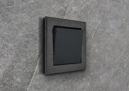 ABB Busch-axcent®: An unmissable element of a refined interior - Busch-axcent, slate