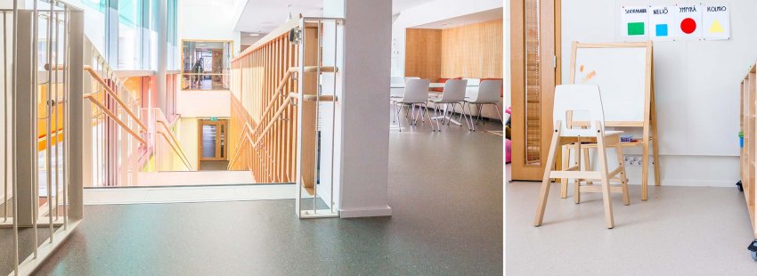 Load-bearing vinyl floors Kährs Upofloor