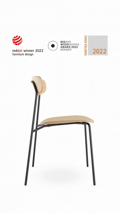 Designér Martin Foret o oceňované židli TRIVI: Spolupráce s LD Seating byla klíčová
