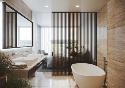 Dveře IDEA od JAP FUTURE – přesvědčivost jednoduchého designu - Posuvné dveře IDEALINE VERTICAL v posuvu PREMIUM - foto: JAP FUTURE