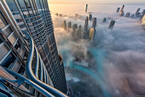 Unique structures showcase glass in various conditions