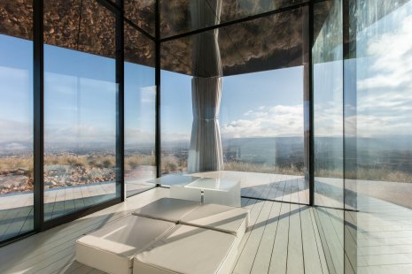 Unique structures showcase glass in various conditions
