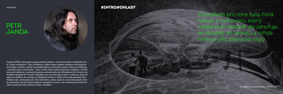 Magazine INTRO through the eyes of architects: a source of inspiration and an artistic gem