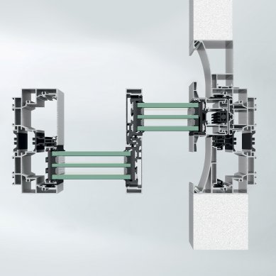 Minimalismus par excellence: Bezrámový a zároveň bezbariérový posuvný systém Schüco AS PD 75.HI - Posuvný systém Schüco AS PD 75.HI (Design Line) s integrovaným skrytým kovánim.