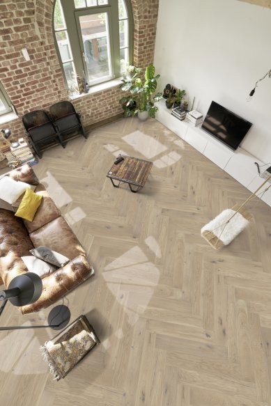 Castle collection of KPP Château Herringbone parquet: When reminiscence is a trend of the present - KPP Chateau Herringbone APREMONT