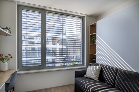 Real silence in the apartments of the My Mozart residence