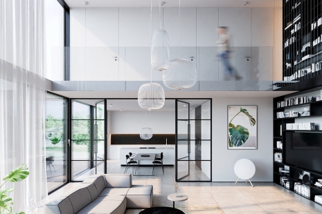 Glazed industrial partitions Dorsis Digero: The luminous interface of modern interiors