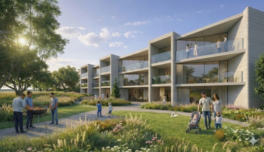 V Ostravě postaví řadové domky pomocí 3D tisku betonu