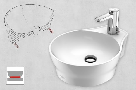  - Franke WS Rondatop washbasin