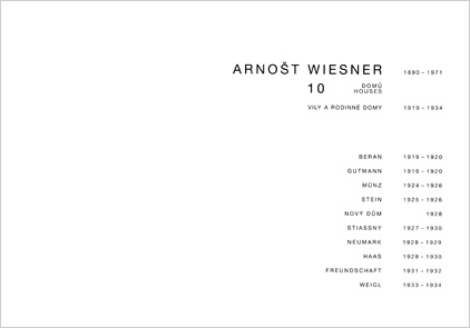 Arnošt Wiesner - 10 domů
