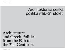 Architektura a česká politika v 19.–21. století